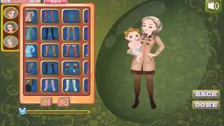 Mother and Baby - Free mobile Dress up Game Tutorial for funny little ladies