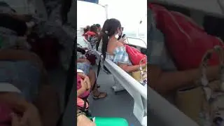 Fast ferry to Samed island , Thailand, August