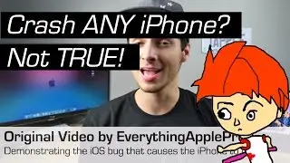 The Video to Crash ANY iPhone is FALSE? PROOF!