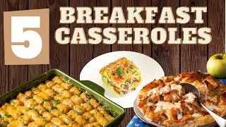5 Breakfast Casserole's - Plant Based Recipes