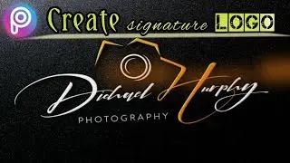 How to create perfect signature LOGO in PicsArt Logo making tutorial