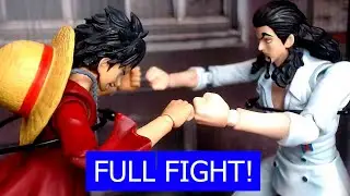 LUFFY VS ROB LUCCI THE FULL FIGHT! A ONE PIECE STOP-MOTION!