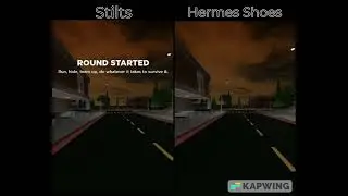 Hermes Shoes VS Stilts (Roblox Evade)