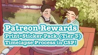 Making Patreon Rewards (art for my Webcomic!)
