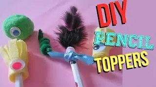 DIY Pencil Toppers | Back To School