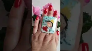 Капризная принцесса в технике минанкари #серебро925 #минанкари