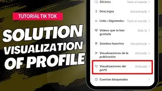 Solution No Profile Display Option Appears in TikTok