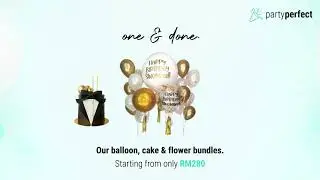 One & done - Balloon, Cake & Flower Bundles