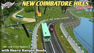 🤩🔥New COIMBATORE!! Mountain Hills Map Mod | Bussid v4.3.4 | Bussid Map Mod