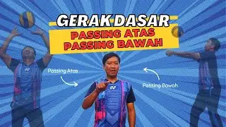 Gerak Dasar Passing Atas dan Passing Bawah Bola Voli 