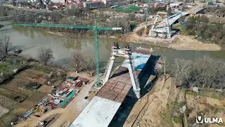 Pod hobanat peste râul Someș - Satu Mare, România - ULMA Construction [ro]