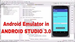 Creating first Android PC Emulator in my Desktop using ANDROID STUDIO 3.0
