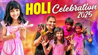 Holi Celebration 🌈|| Fun With Family😍|| 