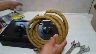 Cómo Instalar una estufa de dos quemadores. Lista de materiales. y Checar Fugas de Gas.