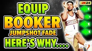 Equip BOOKER jumpshot fade. Here's why