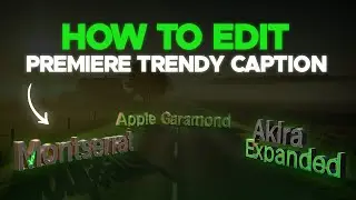 How To Edit Viral Captions in Premiere Pro (Step-by-Step Tutorial)
