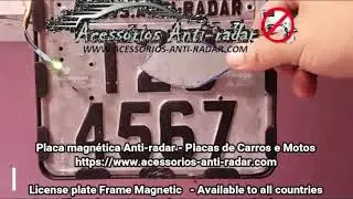 Placa Magnética Anti-radar