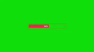 Progress Bar - Green Screen 4k FREE DOWNLOAD