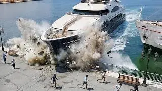 Biggest Ship Collisions and Mistakes Caught On Camera | Best Of Month #19