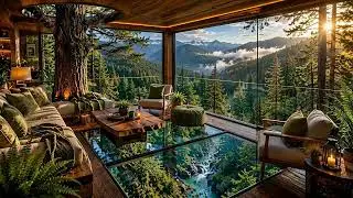 Luxury Treehouse Retreat Above the River 🌲✨ | Mountain Nature Ambience
