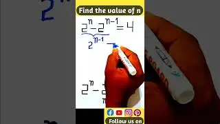 Indices || Solve for n ||@Sky Struggle Education || #short