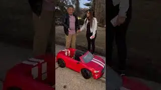 She asks her husband for a car | 