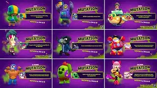ALL MUTATIONS UNLOCK ANIMATION | Brawl Stars