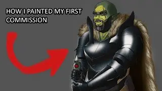 How I Crafted a Gruesome Orc Fantasy Commission