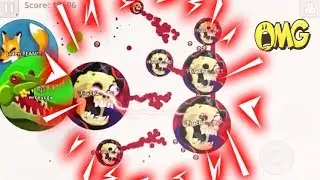 AGARIO MOBILE - LEGENDARY MACRO GLITCH! - MACRO HACK - CRAZY TEAM DESTROY - HACKED ZOOM