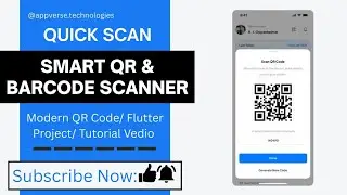 Smart QR & Barcode Scanner App | Flutter QR Code Project Tutorial | Quick Scan App