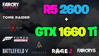 Ryzen 5 2600 + GTX 1660 Ti 1440P  | MAX Settings | 8 Games