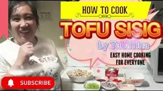 How to Cook Tofu Sisig