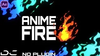 2D Fire Animation in Adobe After Effects | No Plugin
