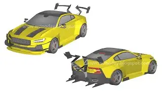 Volvo Polestar 1 Papercraft