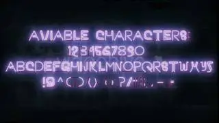 Neon Title After Effects Template