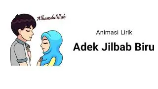 Awek jilbab biru