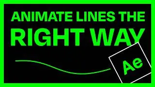How to animate a line in After Effects