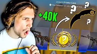 xQc UNBOXES 2 INSANE KNIVES IN 25 MINUTES! CS:GO CASE OPENING
