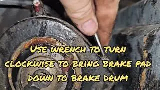 How to adjust semi brakes