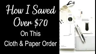 Planner Hacks For How I Saved Over $70 On This Cloth & Paper Order And You Can Too
