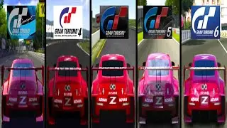 Evolution of the Nissan Fairlady Z Concept LM Race Car in Gran Turismo