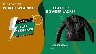 Online Shopping Ad Using Motion Graphics in After Effects.