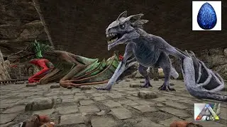 Stealing Lightning Wyvern eggs on Ragnarok Ark