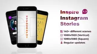 After Effects Template : Inspire Instagram Stories