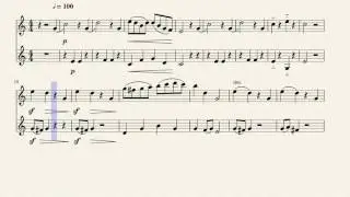 Flute and Clarinet Duet in C