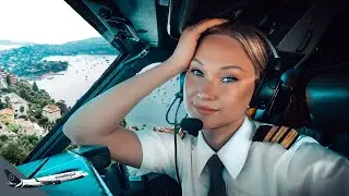 BOEING 737 Beautiful LANDING Côte d’Azur Nice Airport 04L | Cockpit View | Life Of An Airline Pilot
