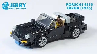 Custom LEGO Porsche 911S Targa 1975 Instructions (MOC #138)