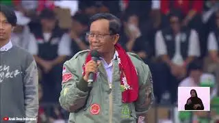 ORASI KEBANGSAAN GANJAR DAN DOA MAHFUD MD DI SEMARANG JAWA TENGAH