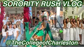 SORORITY RUSH VLOG | Kappa Delta @ The College of Charleston 🍀