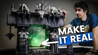 Scale model DARK PORTAL from SCRATCH (World of Warcraft)